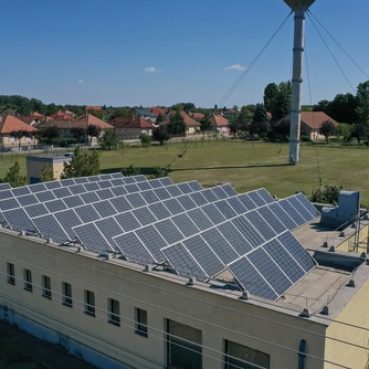 Solar,Panels,On,The,Roof,For,Electricity,Generation.,Aerial,View